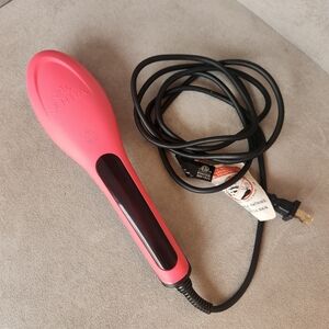 Sutra Beauty heat hair brush pink ionic straightener styling blowout party event